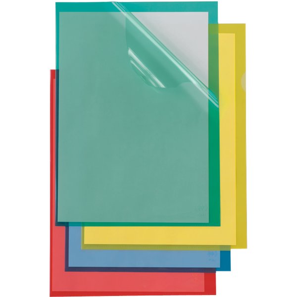 Cartelline a L Poli Colorato Sei Rota - Formato A4 - PPL - verde - 66232205  (conf.25)