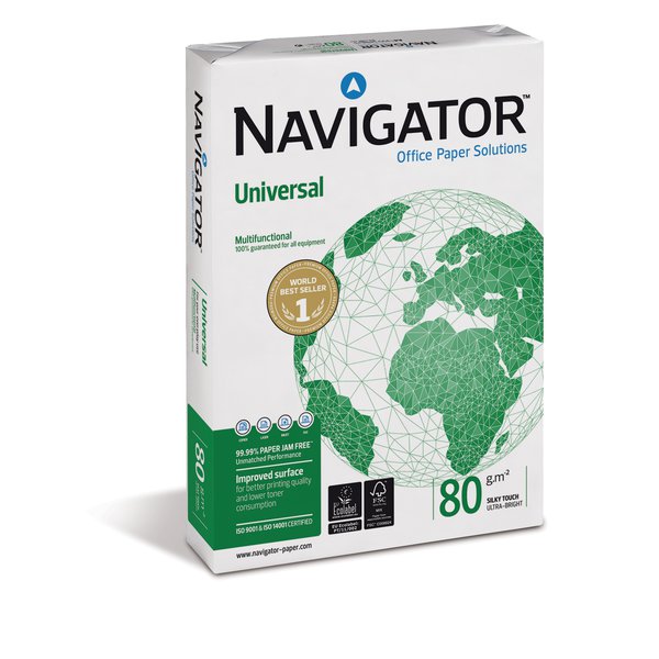 Carta Navigator A4 - 80 g/mq - 110 µm - 0198UN (conf.5)