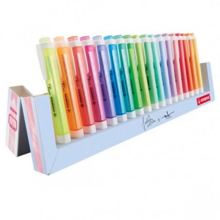 Desk set evidenziatori Q-Connect Pastel colori assortiti conf. 8 pezzi