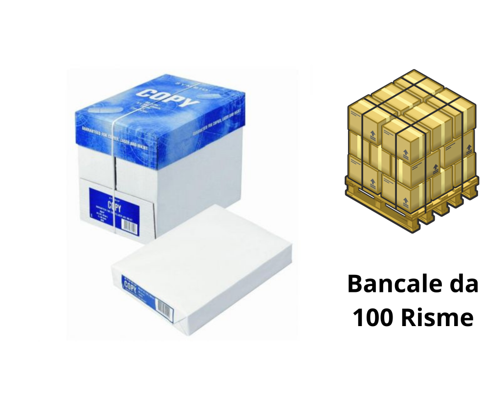 Bancale Carta A4 Economica EXECUTIVE 80 g/mq risma da 500 ff - 100 risme