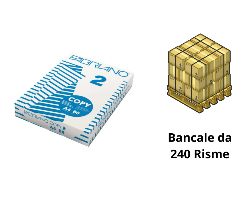Bancale Carta A4 Fabriano Copy 1 da 200 risme - D03555