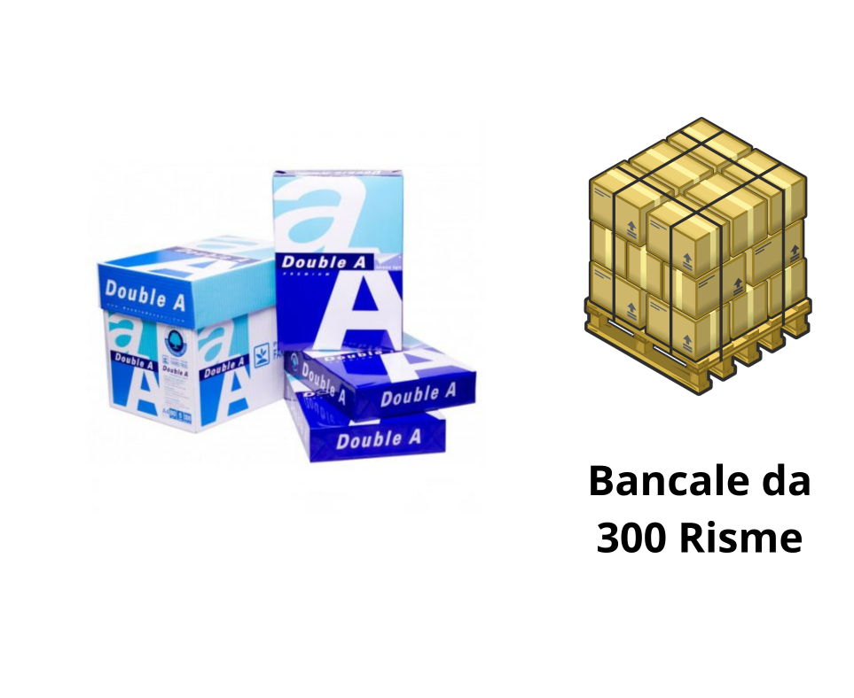Bancale carta formato A5 - 80gr - 500 Fogli - Ideale per ricette e  prescrizioni mediche - 300 Risme