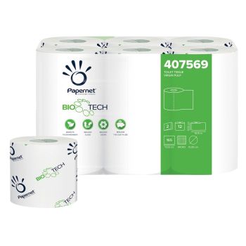 Rotoli di carta igienica biodegradabile ecologica