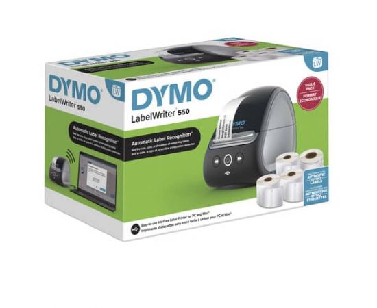 Stampante Etichette DYMO LabelWriter 550 - Thermodirett, 300 DPI, USB, Per Ufficio E Casa - Foto 5